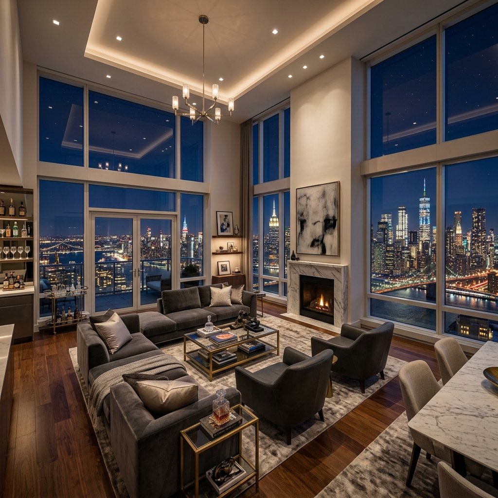Luxury Skyline Penthouse