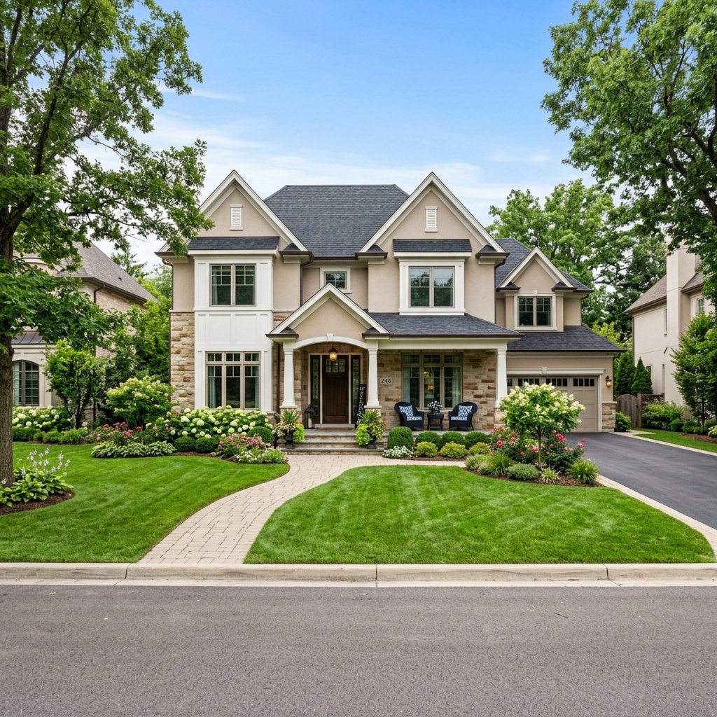 Upscale Suburban Estate